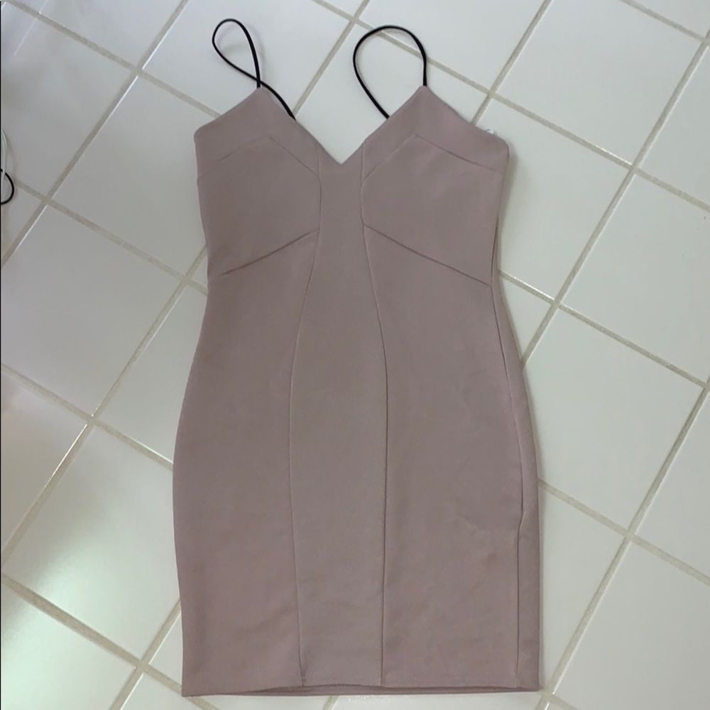 Missguided paneled mini dress